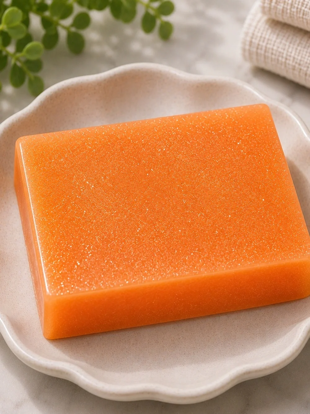 Handmade moisturizing orange